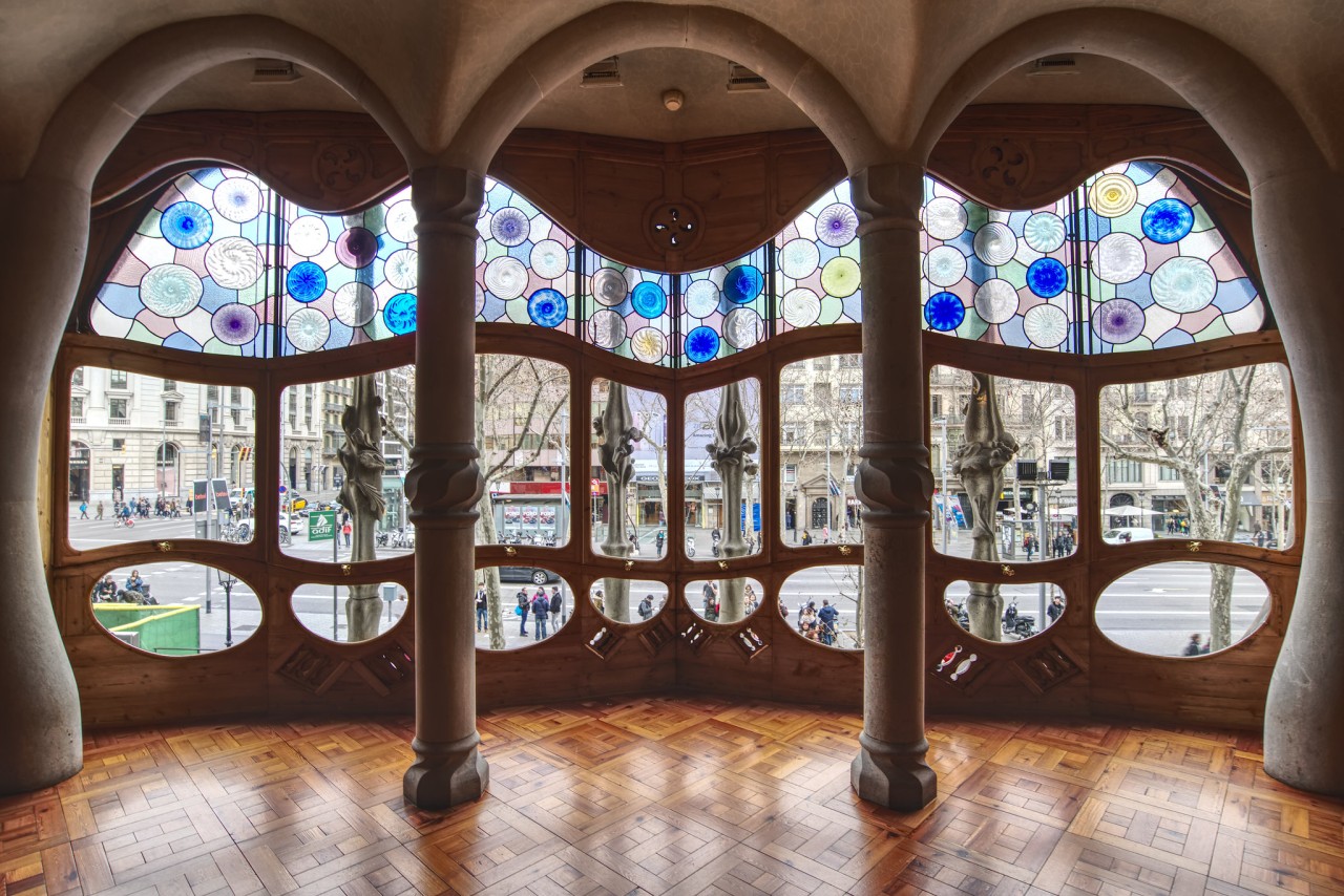 Casa Battlò a Barcellona: gli interni di Antoni gaudì