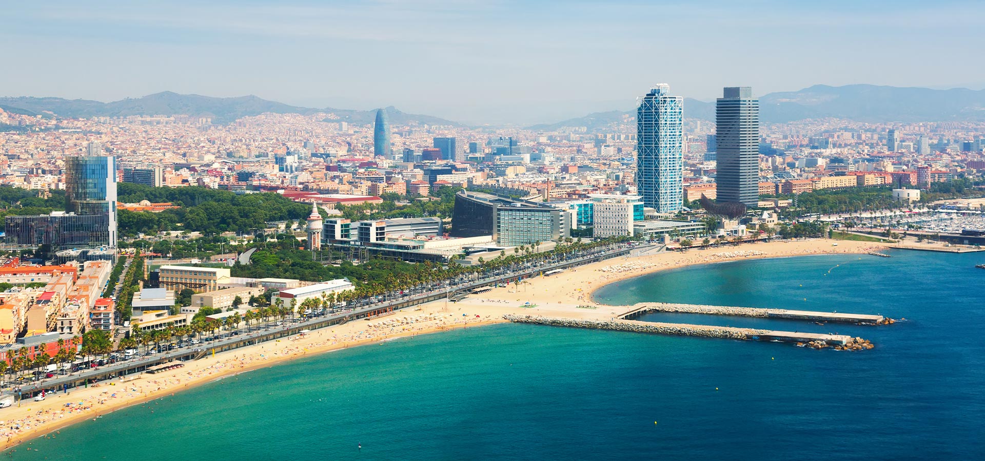 Skyline di Barcellona
