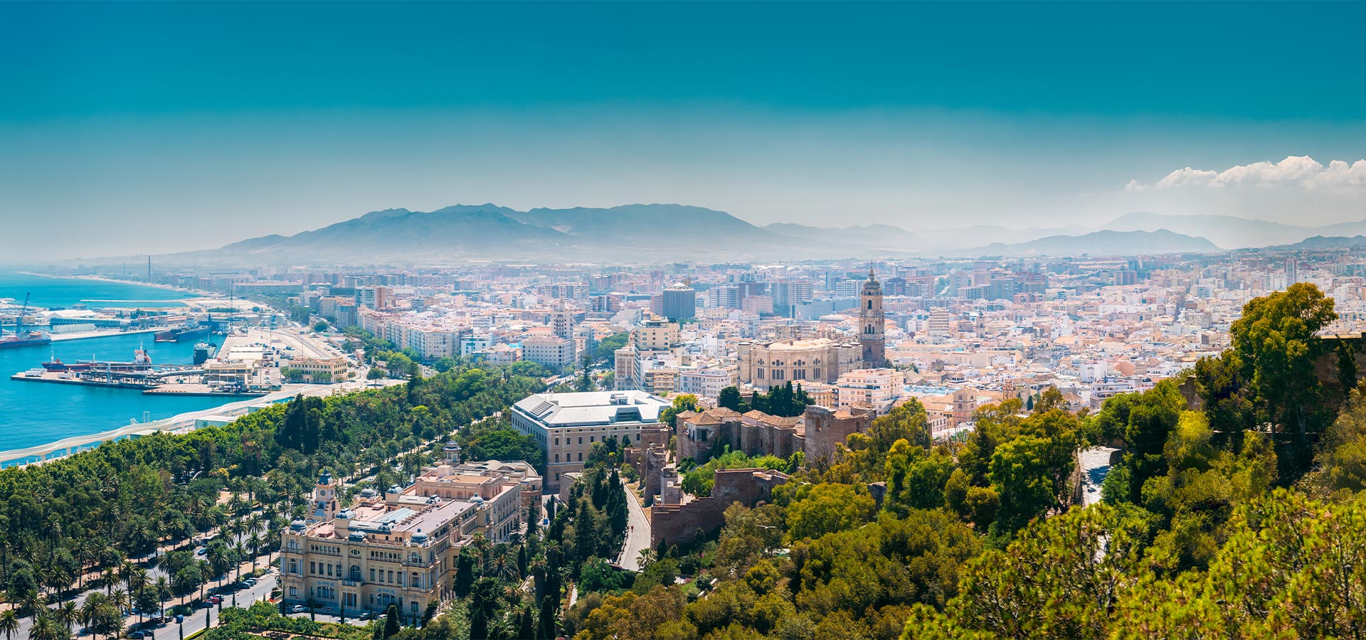 Panorama di Malaga